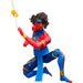 Figurine Pavitr Prabhakar Spider-Man en position dynamique avec accessoires inclus