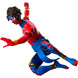 Figurine Pavitr Prabhakar Spider-Man posée sur un socle, prête pour exposition
