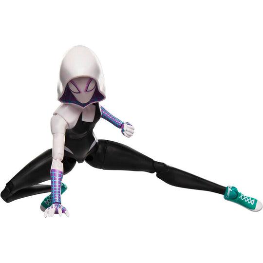 Détail des accessoires inclus avec la figurine Spider-Gwen de 15cm HASBRO