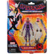 Figurine Marvel Spider-Man Miles Morales 15cm en position dynamique avec costume noir et rouge détaillé