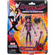 Figurine Spider-Punk Marvel posée avec accessoires sur fond blanc