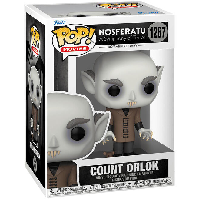 Boîte collector Funko POP Nosferatu 100th Anniversary avec illustration originale