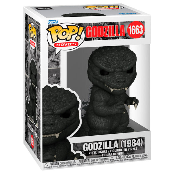 Figurine Funko POP Godzilla 1984 en vinyle de 9 cm avec détails précis et boîte cadeau