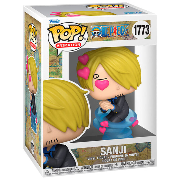 Figurine Funko POP Sanji de One Piece en vinyle de 9 cm dans sa boîte cadeau Creageek Multivers