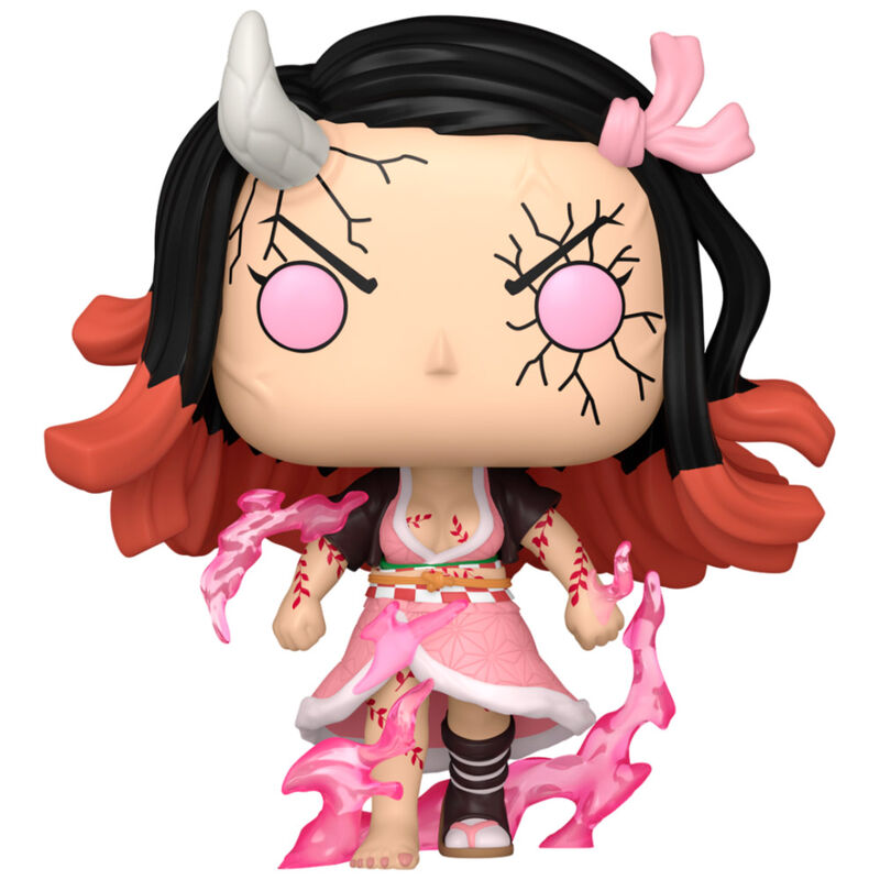 Boîte cadeau officielle de la figurine Funko POP Nezuko Kamado Demon Slayer, avec illustration colorée et logo Funko