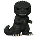 Vue rapprochée de la figurine Funko POP Godzilla 1984 montrant ses textures et couleurs authentiques