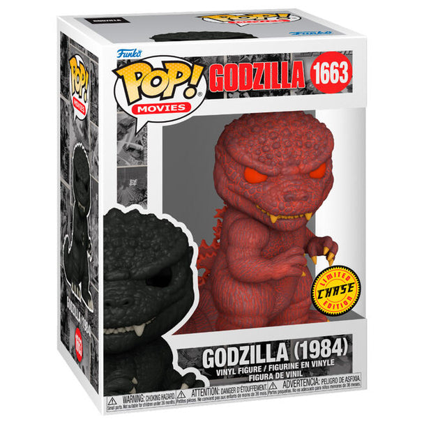 Figurine Funko POP Godzilla 1984 Chase en vinyle de 9 cm dans sa boîte cadeau officielle FUNKO