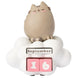 Vue de face du calendrier perpétuel 3D Pusheen Purrfect Love en résine peinte à la main