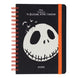 Vue de face du cahier A5 Disney L'Étrange Noël de Monsieur Jack avec couverture rigide et design coloré