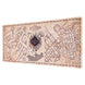 Vue rapprochée du tapis gaming Harry Potter Carte des Maraudeurs avec détails de la surface textile waterproof
