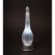 Détail du design de la lampe Earendil montrant la texture de la résine et l’éclairage LED froid