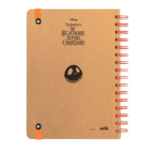 Détail de la reliure wire-o du cahier ERIK facilitant l'ouverture à plat des 90 feuilles A5