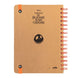 Détail de la reliure wire-o du cahier ERIK facilitant l'ouverture à plat des 90 feuilles A5