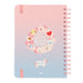 Détail de la reliure wire-o robuste du cahier BT21 Sakura A5 pour une ouverture facile
