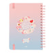 Détail de la reliure wire-o robuste du cahier BT21 Sakura A5 pour une ouverture facile
