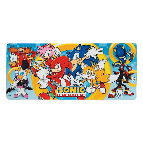 Tapis de bureau gaming ERIK 80x35cm montrant la base en caoutchouc antidérapante pour une stabilité optimale