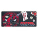 Tapis gaming Deadpool ERIK en place sur un bureau avec clavier et souris pour une utilisation optimale