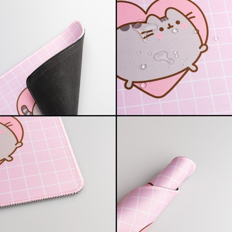 Base en caoutchouc antidérapante du tapis Pusheen Moments ERIK assurant une stabilité parfaite sur le bureau