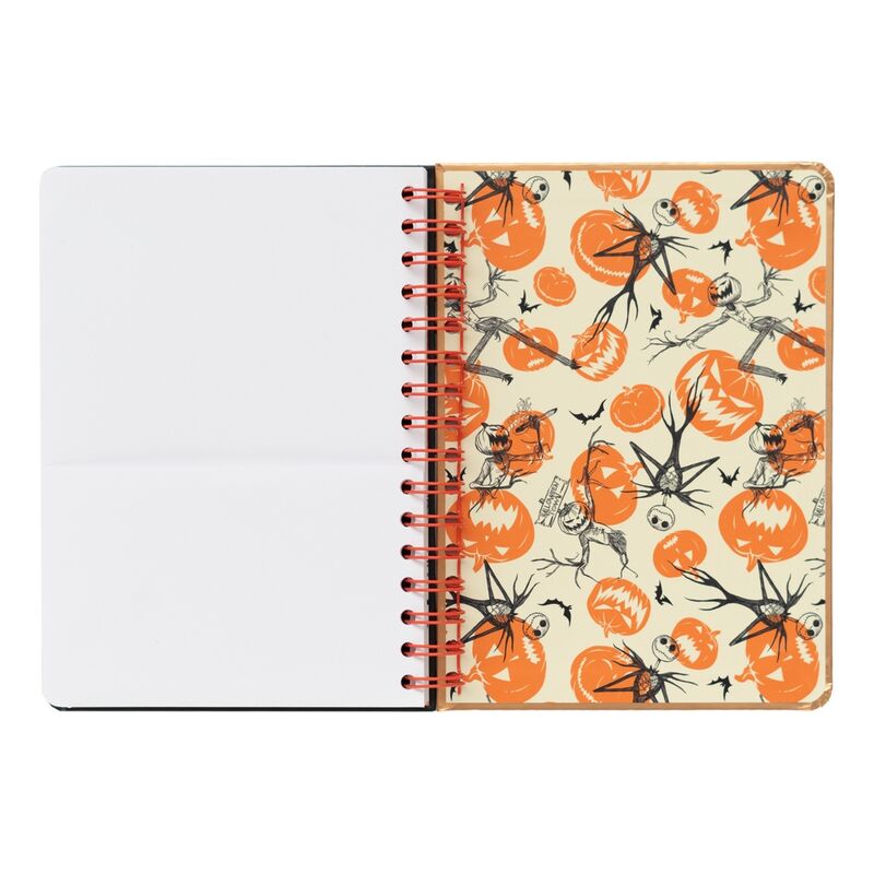 Poche intérieure du cahier A5 L'Étrange Noël de Monsieur Jack pour ranger cartes et documents