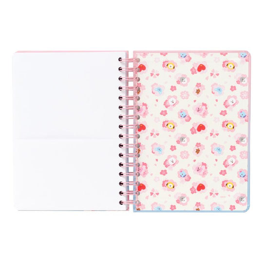 Poche intérieure pratique du cahier BT21 Sakura A5 ERIK pour ranger notes et documents
