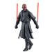 Photo de groupe avec la figurine Darth Maul et ses accessoires sur fond blanc