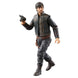 Vue latérale de la figurine Cassian Andor avec accessoires inclus