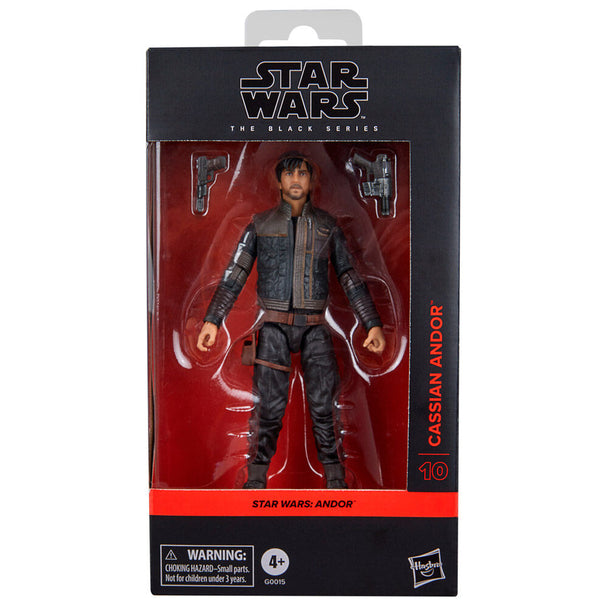 Figurine Cassian Andor 15cm articulée de la série Black Series vue de face