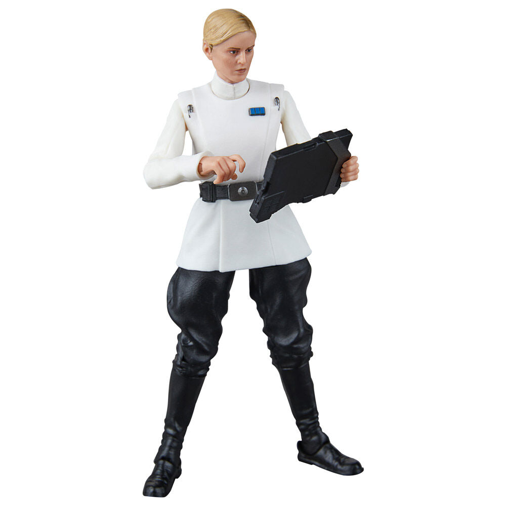Zoom sur le visage détaillé de la figurine Cassian Andor 15cm HASBRO