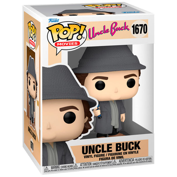 Figurine Funko POP Uncle Buck en vinyle de 9 cm dans sa boîte cadeau originale