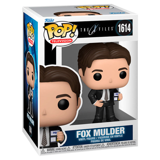 Figurine Funko POP Fox Mulder de The X Files en vinyle de 9 cm dans sa boîte cadeau officielle
