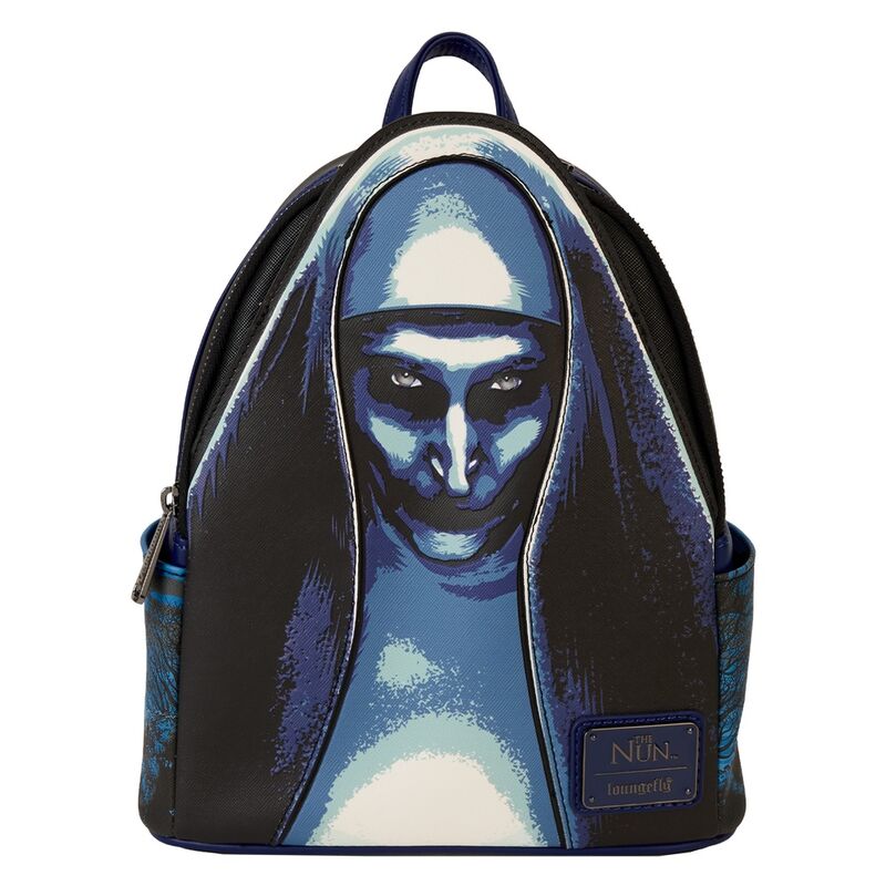 Sac à dos Loungefly The Nun 26cm en simili cuir vegan avec éclairage et détails phosphorescents