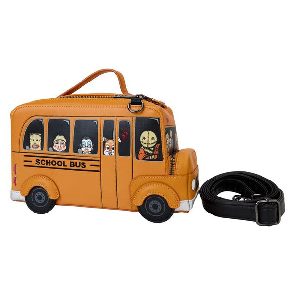 Sac épaule Loungefly Sam Trick 'r Treat en simili cuir vegan avec détails brodés et rivets mobiles