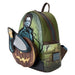 Compartiment principal zippé du sac à dos Loungefly Michael Myers Halloween avec pochette amovible pour pièces de monnaie