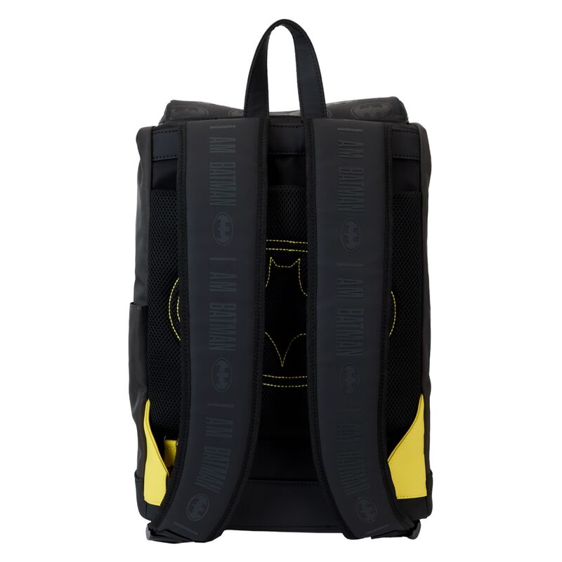 Vue intérieure du sac à dos avec poche pour ordinateur portable et doublure imprimée assortie
