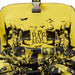 Fermeture par boucle et cordon de serrage avec détails en bronze sur le sac à dos Loungefly Batman