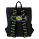 Intérieur du sac à dos avec doublure assortie et compartiment principal zippé spacieux
