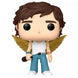 Vue rapprochée de la figurine Funko POP Felix Catton Saltburn montrant les détails soignés du vinyle
