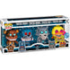 Vue rapprochée des figurines Funko POP Five Nights at Freddy's Twisted, montrant les détails uniques et la finition soignée du pack exclusif