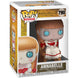 Vue latérale de la figurine Funko POP Annabelle en vinyle, montrant les détails de la chaise et la posture