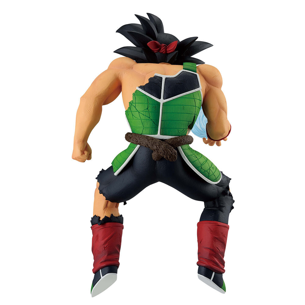 Vue arrière de la figurine Bardock 24cm Dragon Ball Z soulignant les finitions du costume et la texture des cheveux