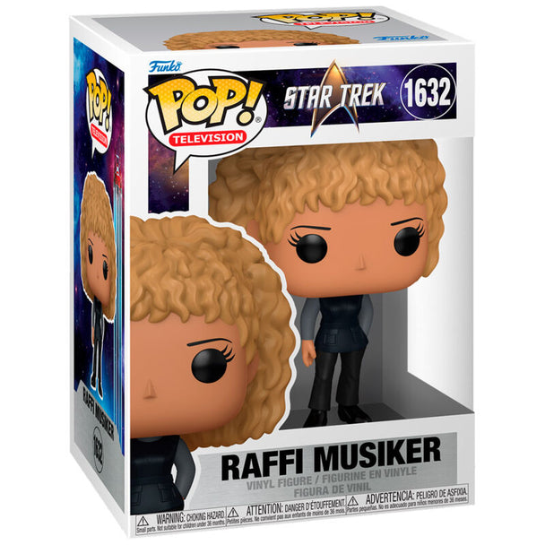Figurine Funko POP de Raffi Musiker de Star Trek en vinyle de 9 cm dans sa boîte cadeau