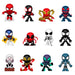 Figurine miniature Funko Marvel Spider-Man en position dynamique sur fond blanc
