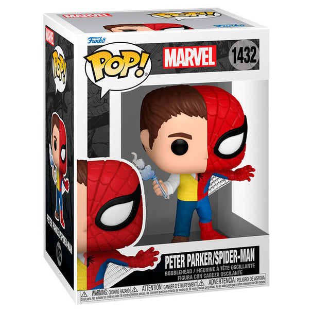 Figurine Funko POP de 9 cm représentant Carnage Parker/Spider-Man en vinyle dans sa boîte cadeau Marvel