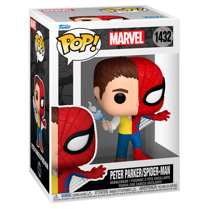 Figurine Funko POP de 9 cm représentant Carnage Parker/Spider-Man en vinyle dans sa boîte cadeau Marvel