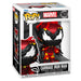 Vue de face de la figurine Funko POP Marvel Carnage Iron Man avec détails précis et couleurs vives
