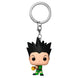 Porte-clés Hunter x Hunter FUNKO Pocket POP Gon Freecss accroché à un anneau métallique, vue rapprochée du design