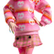 Poupée Monster High Enid Sinclair en tenue rose avec détails du sac à dos et béret visible