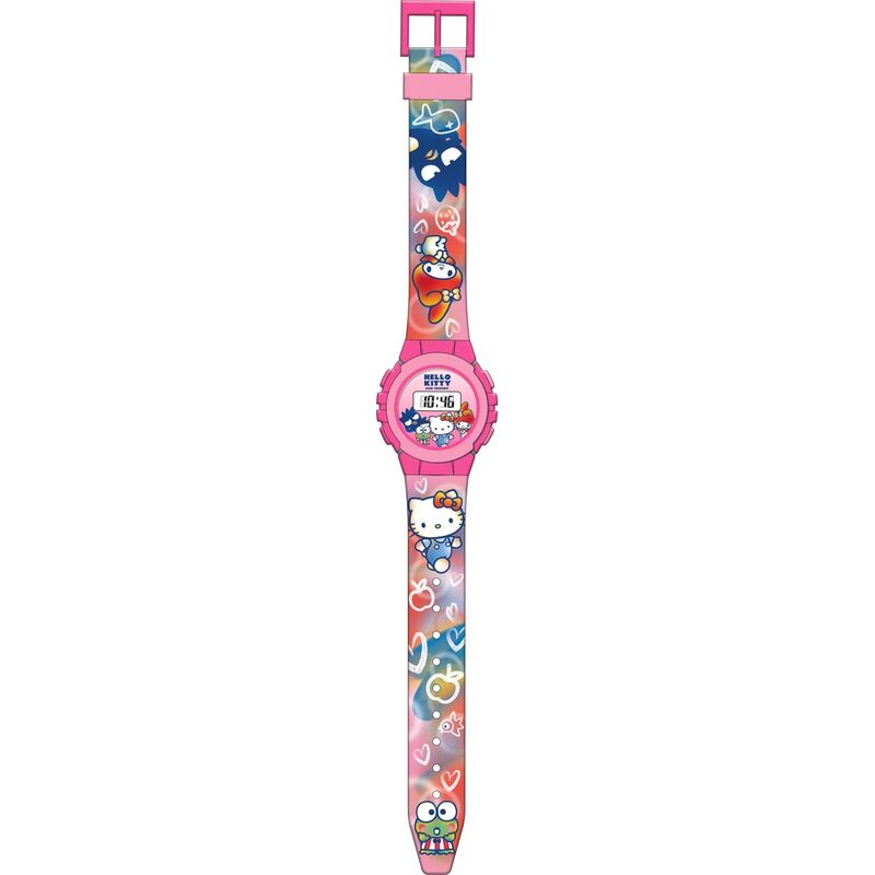 Montre digitale Hello Kitty KIDS LICENSING avec écran numérique et bracelet rose pour enfants