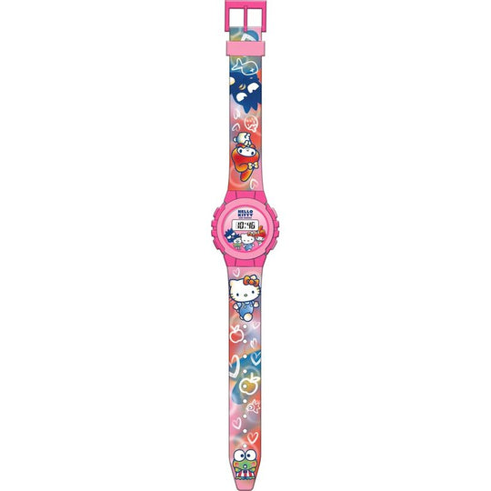 Montre digitale Hello Kitty KIDS LICENSING avec écran numérique et bracelet rose pour enfants