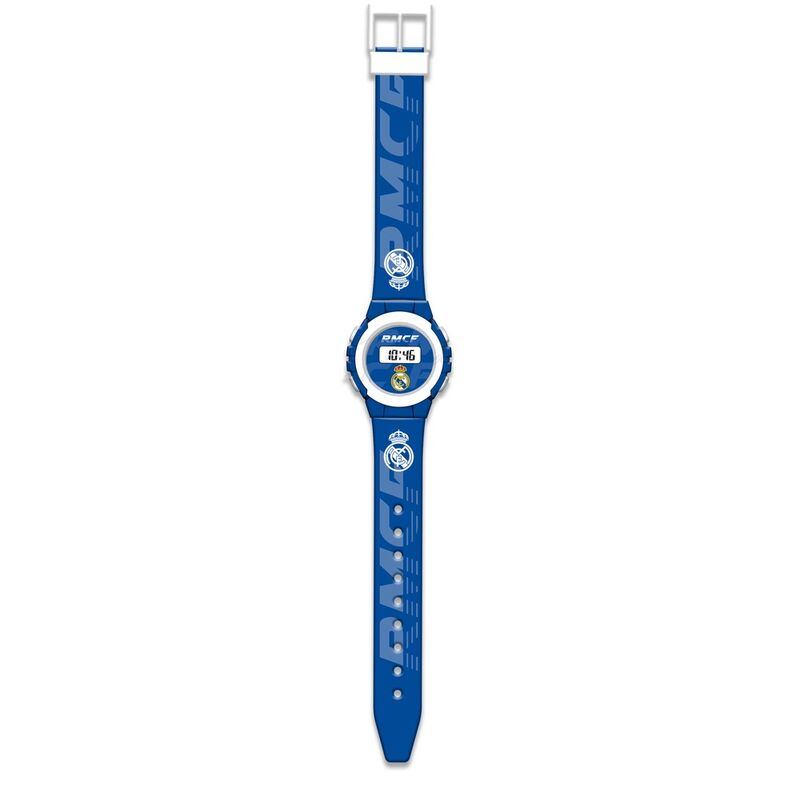 Montre digitale Real Madrid KIDS LICENSING vue de face avec écran digital et logo du club